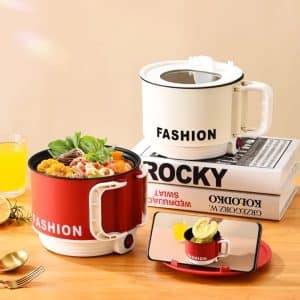 Fashion Electric Cooking Pot (1.6L) Double Layer Non-stick Cooking pot (Mini Rice Cooker)