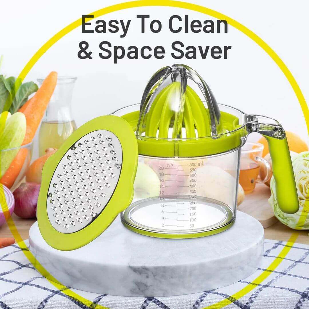 4 in 1 Multifunction Manual Juicer Set Portable Juicer Lemon Squeezer with Orange Juicer Citrus Press Container - Image 2
